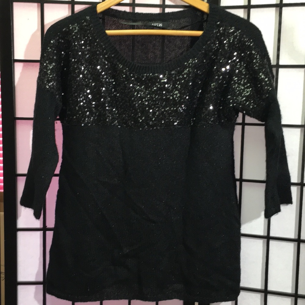 Apt. 9 Sequin Sweater Size S